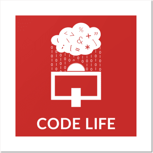 Coder Life Funny T shirt design Posters and Art